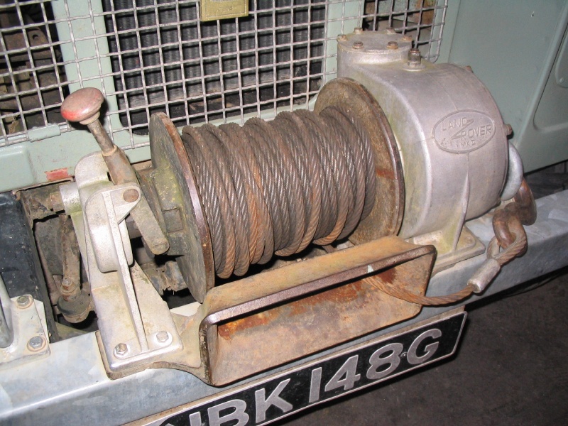 The Land Rover Mk2 Winch in detail